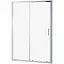 Душевые двери RJ 120RZ080, универсальные, прозрачный, хром - миниатюра 1