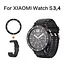 Безель Multicolor и силиконовый ремешок Sikai для смарт-часов Xiaomi Watch S3/S4 - миниатюра 4