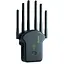 Бездротовий ретранслятор WiFi AC1200M Dual Band Range Extender (6 антен, WPS) Black - мініатюра 1