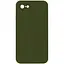 Чехол Epik Silicone Case Square Full Camera Protective AA NOLOGO для Apple iPhone 6/6s 4.7 Зеленый/Dark Olive - миниатюра 1
