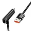 Дата кабель Hoco U135 Incredible 2in1 USB to Lightning/Type-C (1m) Black - мініатюра 2