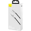Кабель Baseus Cafule Metal Lightning 2.4A (1m) black (CALJK-A01) - мініатюра 7