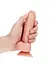 Фалоімітатор RealRock Curved Realistic, 17 см (бежевий) - мініатюра 6