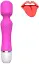 Вібратор I'MCUM Dual Love 2 в 1 з язичком Рожевий (IM-KWD03013) - мініатюра 2