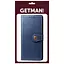 Кожаный чехол-книжка Getman Gallant PU для Motorola Moto G54 Синий - миниатюра 5