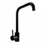 Смеситель для кухни Platinum NS02B (3008B) черный матовый - миниатюра 1