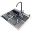 Комплект мойка + смеситель Romzha Arta U-550S Max (A) - миниатюра 1