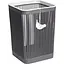 Кошик для сміття Yiwu пластиковий 8 л сірий HP-45-9G - мініатюра 1