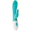 Вібратор-кролик EasyToys Good Vibes Only Leda 20 см бірюзовий - мініатюра 1