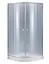 Набор Lidz Душевая кабина Latwa SC90x90.SAT.LOW.GR, полукруглая, стекло тонированное 4 мм + Душевой поддон Kapielka ST90x90x15 - миниатюра 1