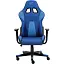Геймерское кресло GT Racer черное с синим (X-2317 Black/Dark Blue) - миниатюра 1
