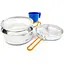 Набор посуды GSI Outdoors Glacier Stainless 1 Person Mess Kit (1099-68125) - миниатюра 1