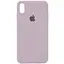 Чохол Silicone Case Full Protective (AA) для Apple iPhone XR (6.1) Сірий / Lavender - мініатюра 1