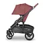 Прогулочная коляска Uppababy Cruz V2 - Lucy + люлька Uppababy Carrycot Lucy Rosewood Melange с карбоновым каркасом - миниатюра 16