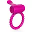 Кільце ерекційне для пеніса з вібратором для клітора рожеве - мініатюра 1