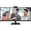 TFT 34" AOC CU34E4CW, WQHD, VA, 120Гц, выгн., 2xHDMI, DP, USB-C, RJ-45, USB-hub,cam,HAS, кол.,черный - миниатюра 7