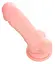 Фалоімітатор Medical Silicone Dildo 18 см тілесний - мініатюра 3
