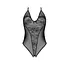 Боди с ажурным декором и открытым шагом Passion Ursula Body black L/XL - миниатюра 3