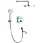 Душова система прихованого монтажу з термостатом Koer KB-67012-01 KR4728, Хром - мініатюра 1