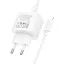 Сетевые зарядные устройства Hoco CS53A Surplus single port PD25W charger set(C to iP) белый - миниатюра 1