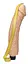 Вібратор You2Toys Queeny Love Giant Lover Skin 33 см тілесний - мініатюра 2