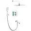 Душевая система скрытого монтажа с термостатом Koer KB-67011-01 KR4726, Хром - миниатюра 1