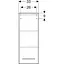 Шафа підвісна Geberit Selnova Square 501.276.00.1 білий, Білий, Білий - мініатюра 3
