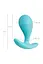 Анальна пробка ToDo Anal Plug Blob 5.5 см (бірюзовий) - мініатюра 2