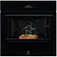 Духовой шкаф электрический Electrolux 72 л A+ дисплей конвекция пиролиз телескопические направляющие черный - миниатюра 1