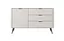 Комод Perfect Home Ланте / Lante 1-дверний з 3 шухлядами і чорними ніжками 1D3S/138 Беж (PFH-091178) - мініатюра 5