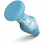 Скляна анальна пробка Gildo Ocean Curl Glass Butt plug - мініатюра 4