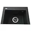 Гранитная мойка Globus Lux Lama графит 410x500 мм А0001, Графит - миниатюра 4