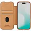 Шкіряний чохол-книжка Nillkin Qin Pro Camshield для Apple iPhone 17 Air 6.5" Brown - мініатюра 4