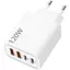 Зарядний пристрій ILEPO 120W швидка зарядка для телефону / планшета 2 USB + 2 Type-C White (19025) - мініатюра 1