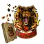 Пазл деревяний Ґрифіндор, А5, Картонна коробка 35 елементів - мініатюра 1