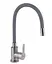 Змішувач для кухні Brinex Pure 015F3 з гнучким виливом Nickel/Grey BRIPUR015F3NKG - мініатюра 1