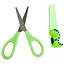 Ножиці, 14 см, у пластиковому чохлі Динозаврик, 2 шт. (В асортименті) - мініатюра 1