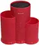 Колода для ножів Brash Stand потрійна пластикова Kamille Ø22х11 см Ø16х11 см kuh0007465 - мініатюра 3