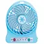 Портативный вентилятор на аккумуляторе Portable Mini Fan WX-6501 аккумуляторный мини вентилятор USB - миниатюра 1