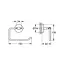 Держатель туалетной бумаги Grohe QuickFix Start Cosmopolitan 41165000 Хром - миниатюра 2