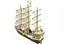 Дерев'яний конструктор Вітрильний Корабель 155 деталей - мініатюра 7
