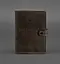 Кожаная обложка-портмоне для военного билета 15.0 темно-коричневая Crazy Horse - миниатюра 1