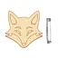 Заготовка брошки для розфарбовування "Лисиця" FDZB-095 - мініатюра 1