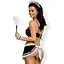 Еротичний костюм Obsessive Maid Set S/M - мініатюра 2