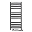 Электрический полотенцесушитель Navin Avalon 480x1200 Sensor правая, черный муар 10-043153-5010, Черный матовый, Правое, Электронный - миниатюра 2