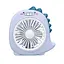 Вентилятор, 3 режима, встроенный аккумулятор, подсветка, USB кабель (В ассортименте) - миниатюра 1
