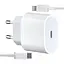 Сетевое зарядное устройство Apple 20W USB-C Power Adapter With Cable Type-C to Lightning High c0py Белый - миниатюра 1