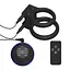 Кольцо эрекционное силиконовое для электростимуляции 90 режимов с пультом ДУ 40 мм Черное - миниатюра 9