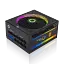 Блок питания 1050 Вт, GameMax RGB1050 PRO, черный, модульный, 80+ золотистый, Active PFC, 14 см с RGB подсветкой, 3xMolex - миниатюра 1