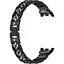 Ремешок DK CDK для Xiaomi Mi Smart Band 10 Metal Band Fitlink Diamond (016444) (black) - миниатюра 2
